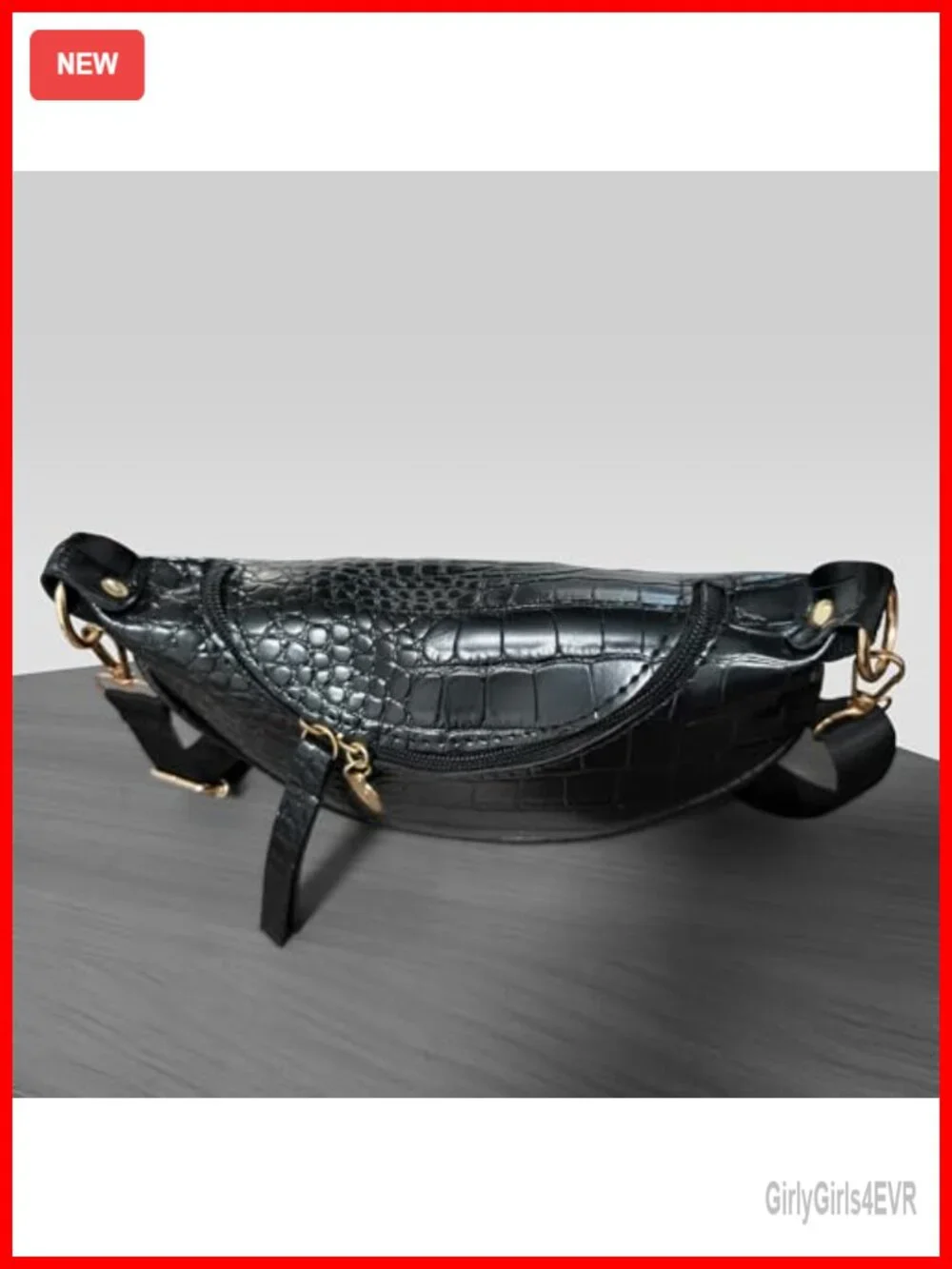 PU Leather Dumpling Hobo Bag Crescent Crossbody Saddle Shoulder Bag